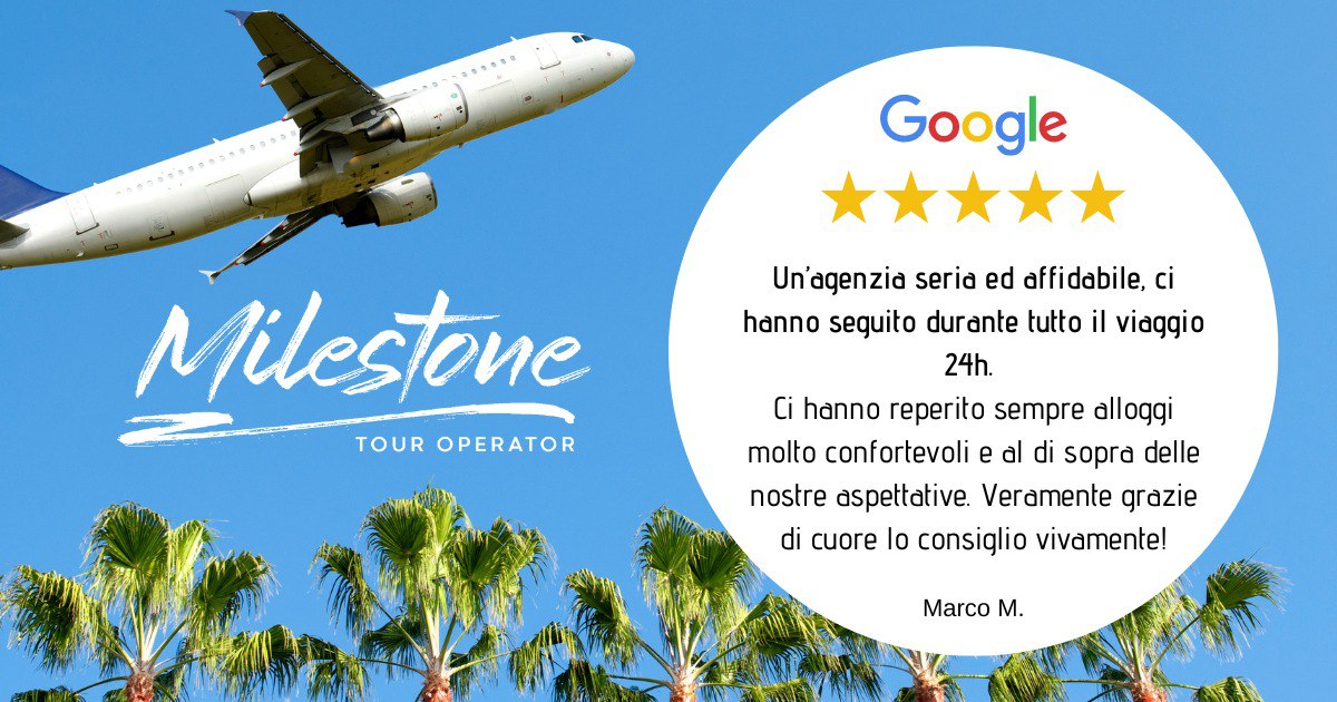 TourMilestone's tweet photo. 🌈 Quando riceviamo certe recensioni non possiamo che essere felici!
🇨🇺 Il viaggio di Marco a #Cuba è stato curato dal nostro Travel Designer che ha creato un itinerario di viaggio su misura... non restava che fare le valigie
https://t.co/ymnFlT3G3d
#milestonetouroperator https://t.co/k1UQTul31i