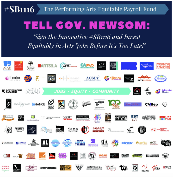 SoloOpera's tweet photo. Solo Opera supports SB1116
#EquitablePayrollFund
#portantino #senatedistrict22 #gavinnewsom #AD53
#SB1116 #LAThtr #HFF22 #SFThtr #SupportSmallStages #JobsEquityCommunity
#californiaartsadvocates  #ArtsEssential  #CreativeWorker #CAArtsWork
@portantino https://t.co/TX0IBn2iNl