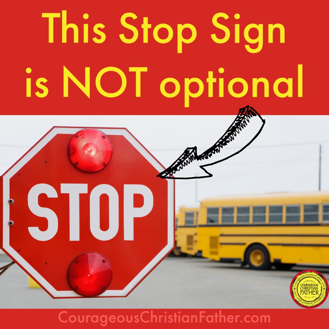 ChristianBlogR's tweet image. This stop sign is NOT optional 
#schoolbus #backtoschool #schoolbusstop