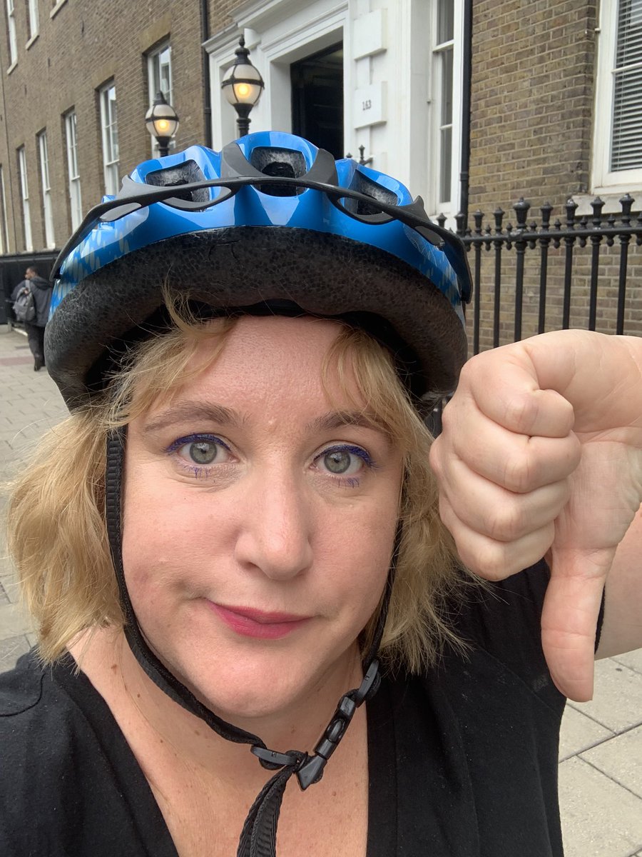 Is anyone else kind of tired of being scared for their lives? Either through cycling on the roads, or campaigning for safer streets? 

And isn’t it quite ironic that the act of campaigning for safer streets, can put you in danger?! 

Someone who is local walked past me at … 1/5