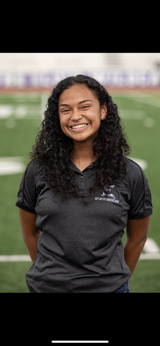 ElginSportsMed's tweet photo. Athletic Training Student of the week is Isabela (Bela) Estrada. Bela is a senior 3 year Athletic Training Student. She is a hard worker and is always willing to help and get the job done. Congrats Bela! @BelaEstrada_7 https://t.co/LCqHL5XCwX