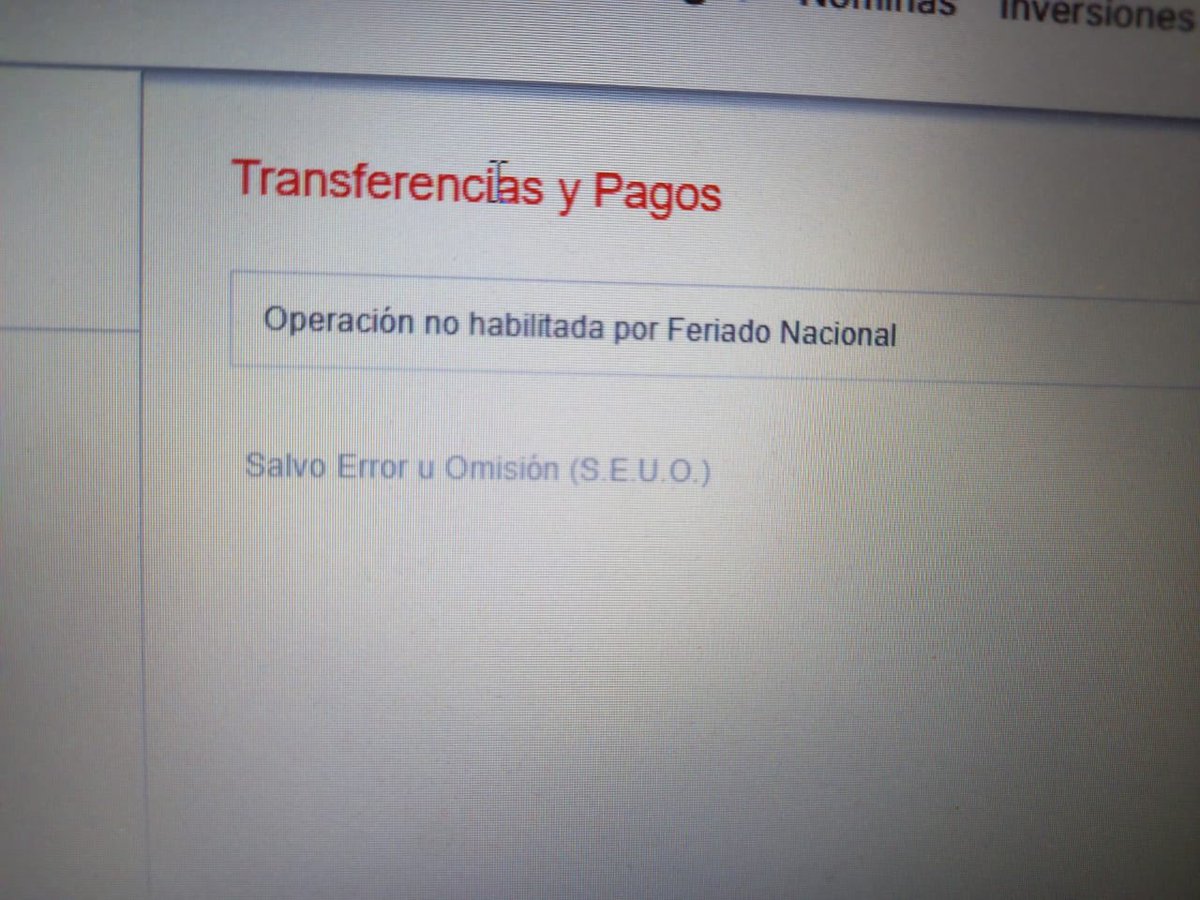 Presi!! También están de feriado los medios digitales?? Ayúdame a avisarle a mi equipo de trabajo que no cobran hasta el lunes. La próxima hacemos el favor de acóstate más temprano!!