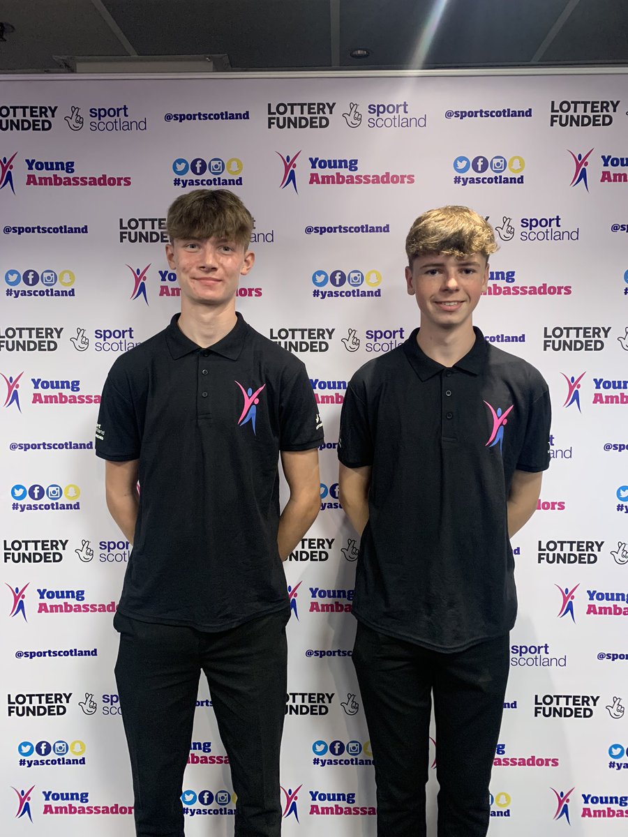 kemnaype's tweet photo. Thank you to all those involved in organising the Young Ambassador conference - it was a brilliant day. 

Here are your new Young Ambassadors, Aidan and Finlay 😃 

Lots of great ideas discussed today! We look forward to seeing them come to life🏅🎽 #yascotland

@KemnaySuccess https://t.co/gRpE9SdlH8