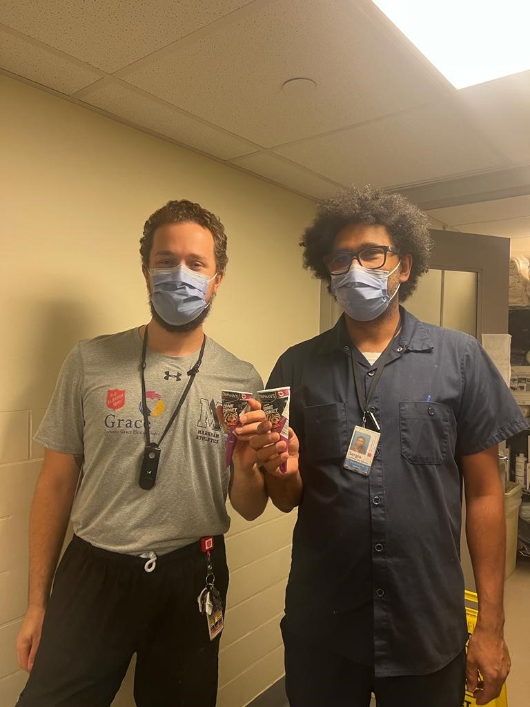 Today our staff “Screamed for Ice Cream”! We found a “cool” way to say thank you for all that our staff do! It was nice to see everyone take little break &amp; enjoy a  refreshing #ChapmansIceCream treat. We appreciate our teams &amp; are grateful for the care they provide to  patients.