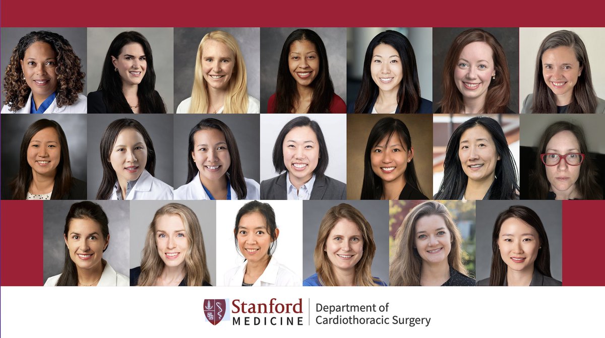 stanfordctsurg's tweet photo. #WomeninMedicine Thank you to all the incredible women at @StanfordCTSurg. We would like to recognize and celebrate the countless contributions #CTSurgery women have made to research, innovation, education and patient care.👏 #WeAreStanford #WIM https://t.co/iWHbcOuHIk