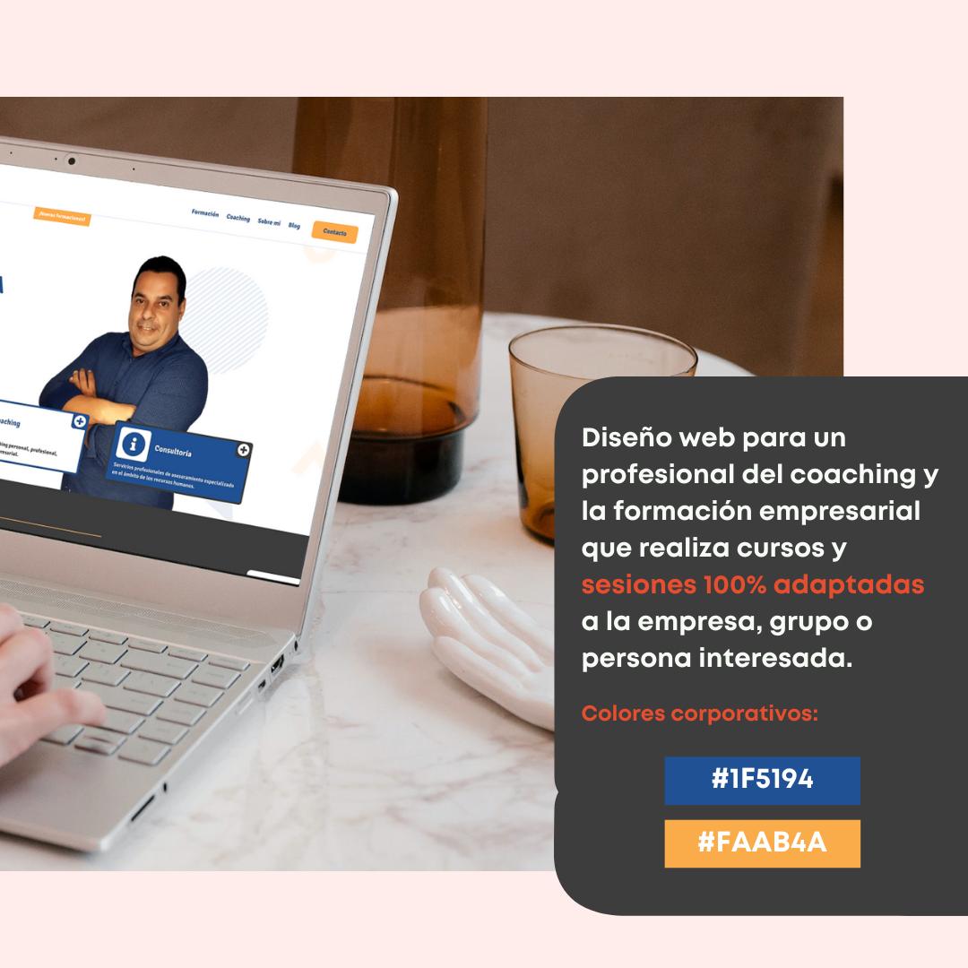 aletavioweb's tweet photo. Hoy quiero presentarles un proyecto realizado para David Hernández, profesional del coaching y la formación. Aunque había entrado un poco al mundo digital mediante redes sociales como Facebook o LinkedIn, sin embargo, no había comenzado aún una aventura de estas características. https://t.co/DQqeIFioSI