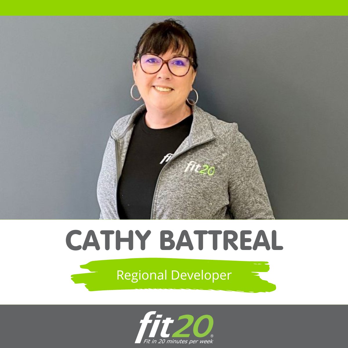 fit20usa's tweet photo. Meet Cathy. She is a multi-unit franchisee and Regional Developer in the Jacksonville, Fl area. https://t.co/lkKH5cwLNN