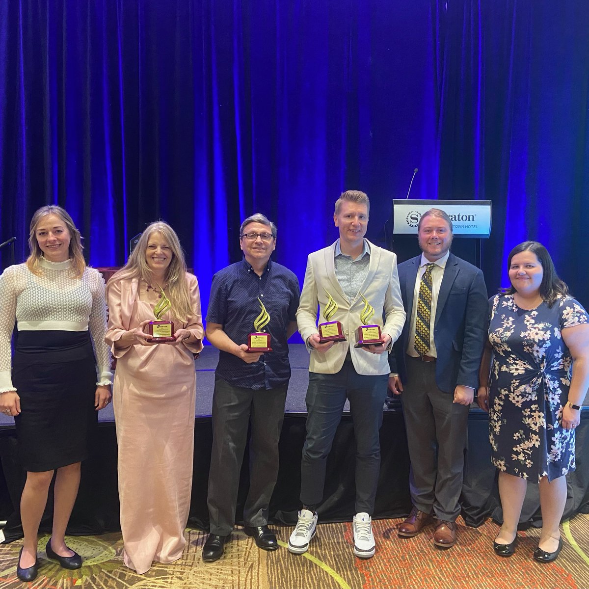 CityofDenver's tweet photo. Not🏆. Not 🏆🏆 . But 🏆🏆🏆national awards for videos we have produced over the last year! Denver's videos continue to bring info to residents and win awards. Check out our award winning videos below ⬇️ https://t.co/eHUd9Xx3iw
