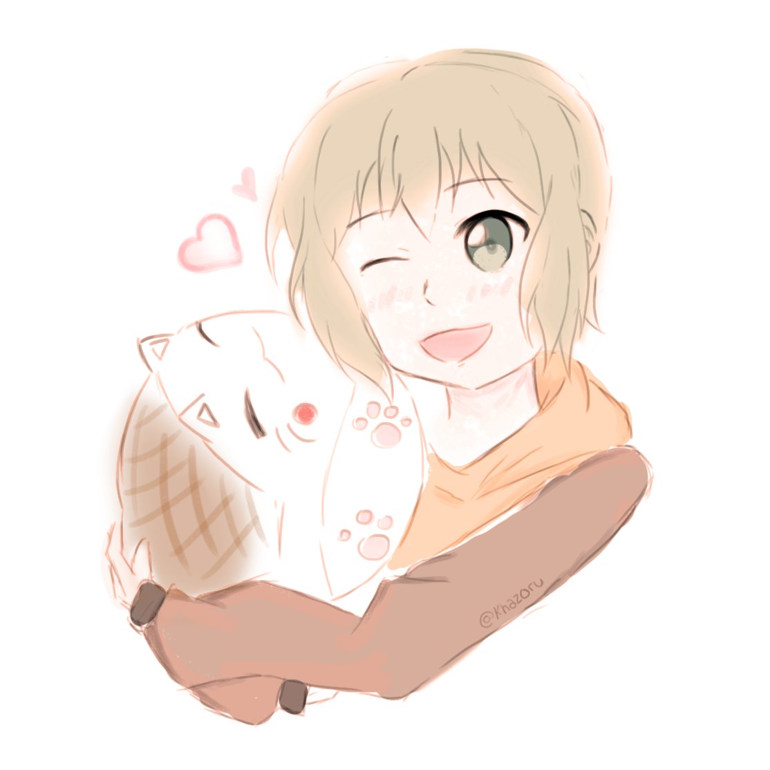 khazoru's tweet photo. HAPPY BIRTHDAY MOCA !!🍞💗💗
saaya gave her a cat bread plushie <3

#バンドリ #青葉モカ
#青葉モカ生誕祭2022
#青葉モカ誕生祭2022 https://t.co/aL8n8ZVLDz