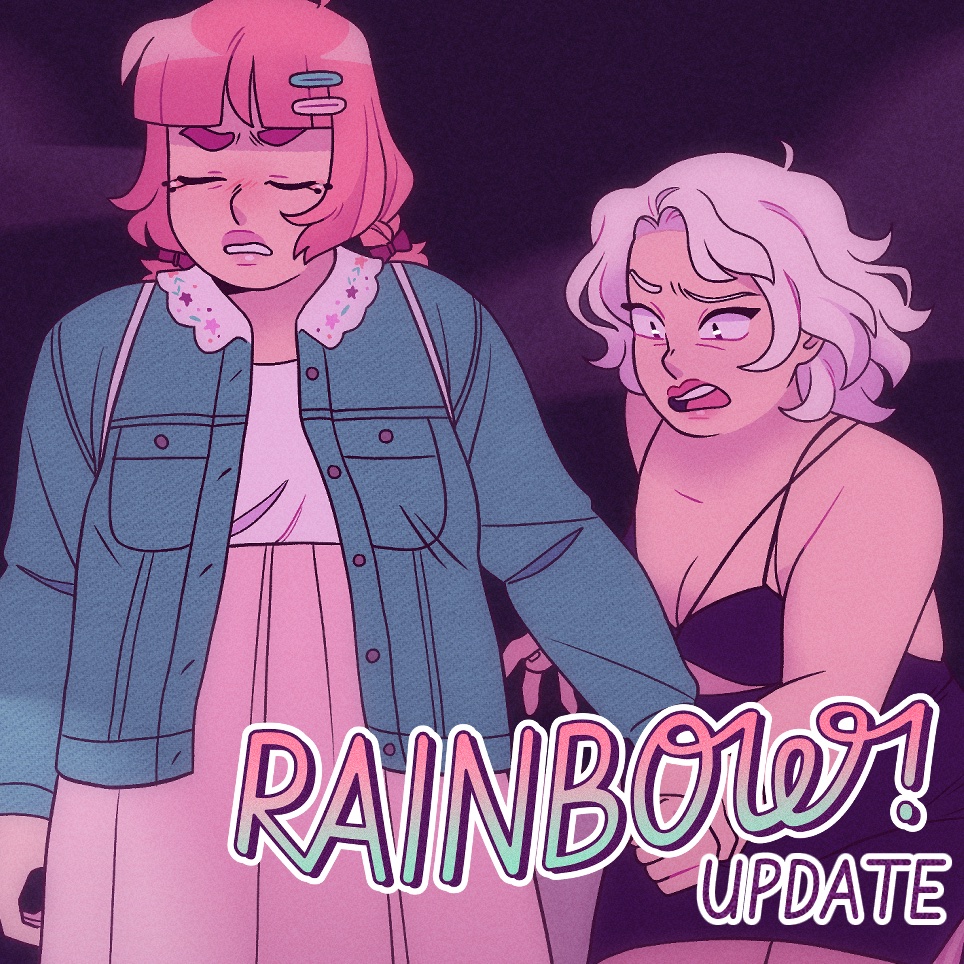 New RAINBOW! update for free on Webtoon and Tapas! Check Tapas for the next 3 episodes! This one's a doozy folks, be warned