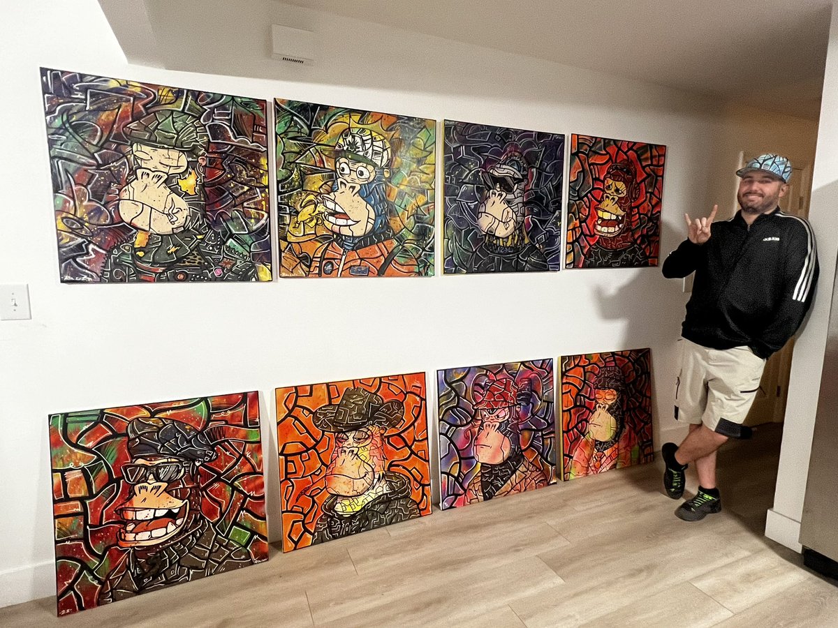 rocsolmiami's tweet photo. We working full-time in this space gallery vibes with @ChilledKongs https://t.co/mR2XE1qqrE