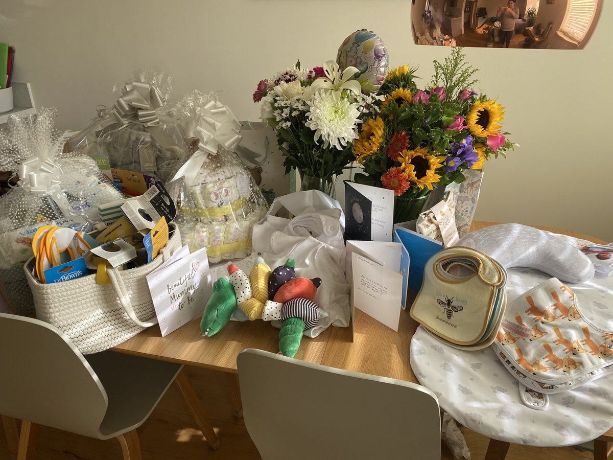 Kenzie Smith (@kenziemay_smith) on Twitter photo Feeling truly spoilt by my team in Gen med today. Lots of smiles as I head off on maternity leave with lots of baby goodies. Handing over 208 to the wonderful @lisajohnston for the next while. Can’t wait for my next chapter to begin. 🤰🏻@hbyrne1809 <a href="/RieWard208/">RIEWard208</a> Feeling truly spoilt by my team in Gen med today. Lots of smiles as I head off on maternity leave with lots of baby goodies. Handing over 208 to the wonderful @lisajohnston for the next while. Can’t wait for my next chapter to begin. 🤰🏻@hbyrne1809 <a href="/RieWard208/">RIEWard208</a>