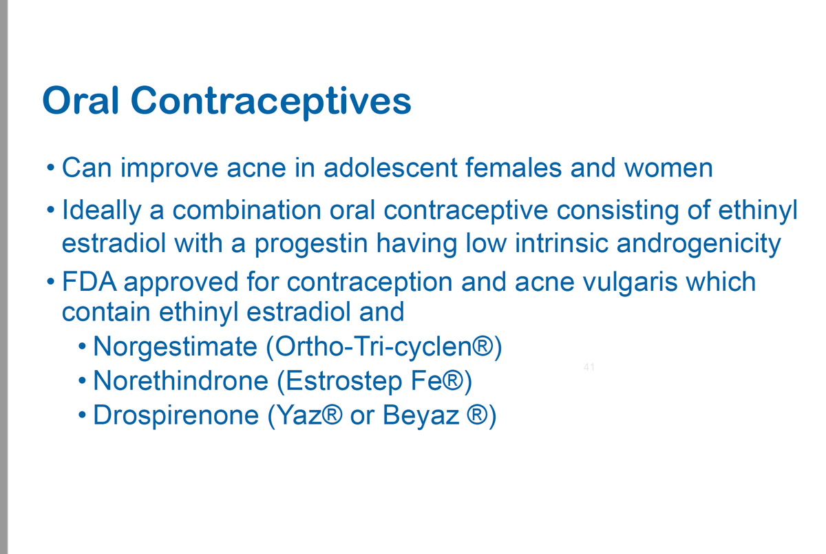 cpeltier007's tweet photo. Dr. Kim Horii: Some contraceptives can improve acne. @AmerAcadPeds #AAPPPC https://t.co/rw6oi33Rdi