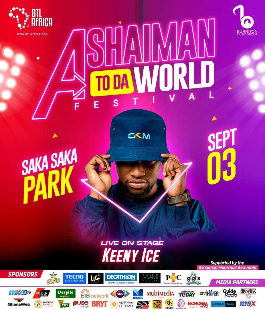 midnytupdates's tweet photo. @KeenyIce is on the bill #AshaimanToTheWorldFestival it’s gonna be lit 🔥
#SoundCheckEp https://t.co/Zs6dm6ECP6