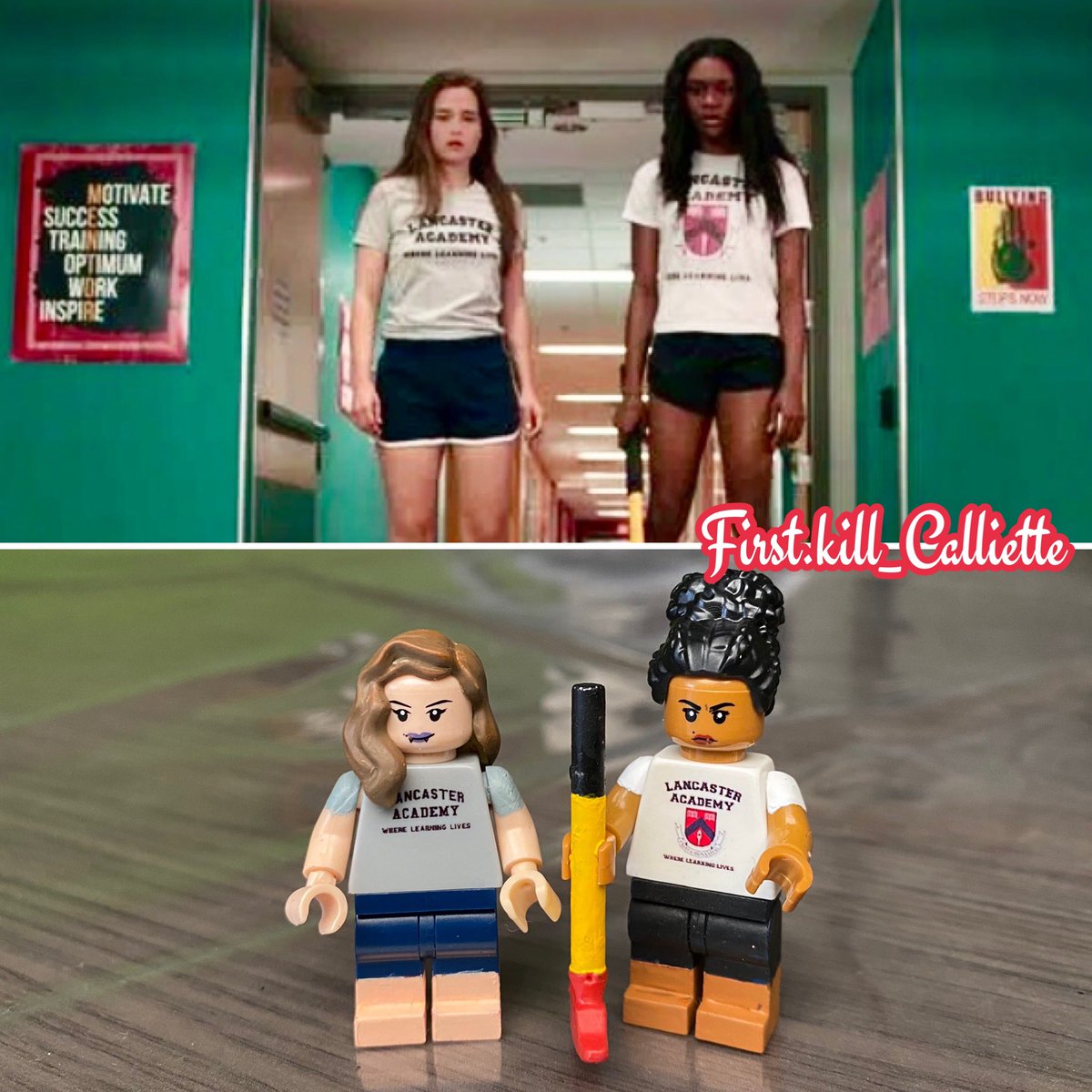 FirstKillFans's tweet image. People do crazy things when they love a show too much ❤️ Let me introduce you to Juliette and Calliope in Lego figures 😁 #firstkillfriday #firstkill