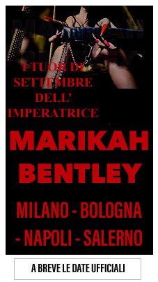 📣TOUR SETTEMBRE 📣 Info e prenotazioni qui https://t.co/jVcRyokz2J #marikahbentley #prodomme #femdom #mistress<a href="/tag/bdsm"class="tags"><span>#bdsm</span></a><a href="/tag/tour"class="tags"><span>#tour</span></a><a href="/tag/femdom"class="tags"><span>#femdom</span></a><a href="/tag/fetish"class="tags"><span>#fetish</span></a><a href="/tag/prodomme"class="tags"><span>#prodomme</span></a><a href="/tag/mistress"class="tags"><span>#mistress</span></a>