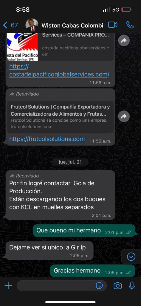 RodriguezMe86's tweet photo. Lei un Articulo del periódico la Gran aldea, donde el Sr. Winston Cabas, Directivo de Monomeros, dice que ordenó investigar “presunto” contrato con empresa española Capital Project 

Pero no entiendo por qué miente Winston Cabas? El sí tenía conocimiento. Compruébese aquí: https://t.co/lsGSluufX4