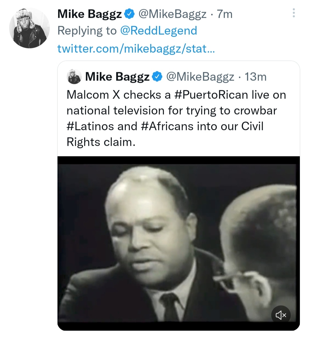 DOmowale's tweet photo. James Farmer was not a Puerto Rican. This right here is why these people are an embarrassment. They appoint themselves as gatekeepers of a history that they are ignorant about. This individual clearly didn't even watch the full debate. https://t.co/ER5jU8ucpX