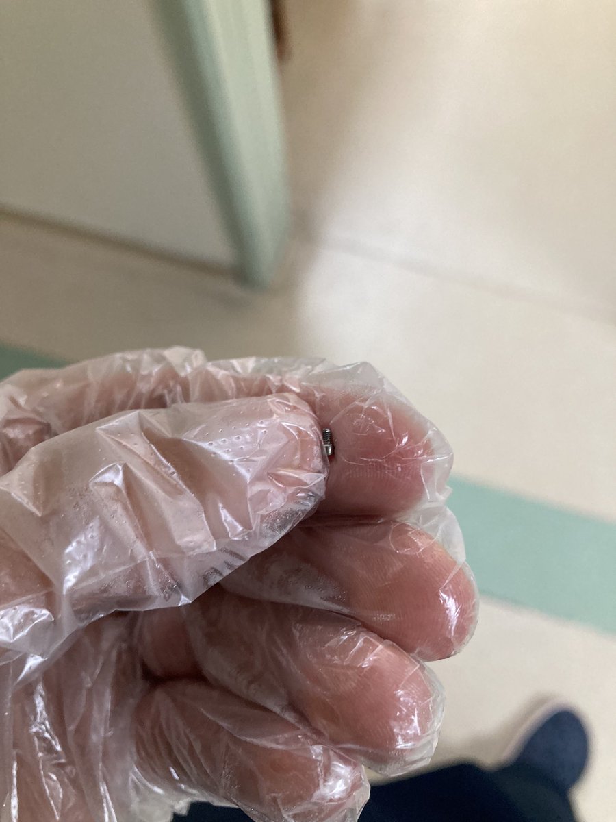 Bugünkü görevim vidayı kaybetmemek ✅