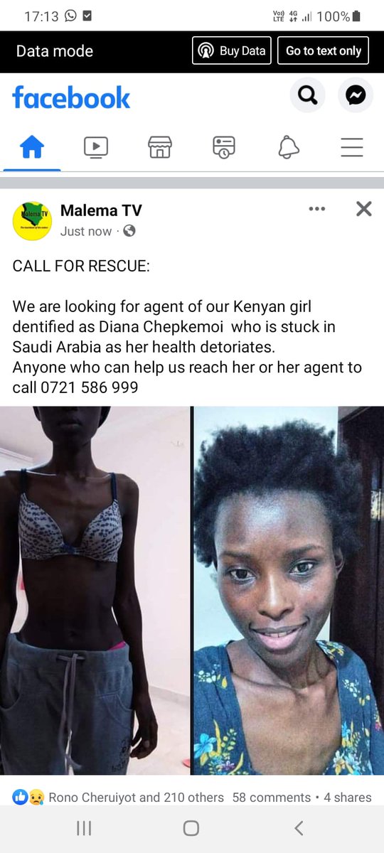 hammondkipro's tweet photo. Let us help bring Diana chepkemoi back home, she is suffering in the hands of the Saudis, where are our leaders?? So painful... https://t.co/ab9G5DGScw