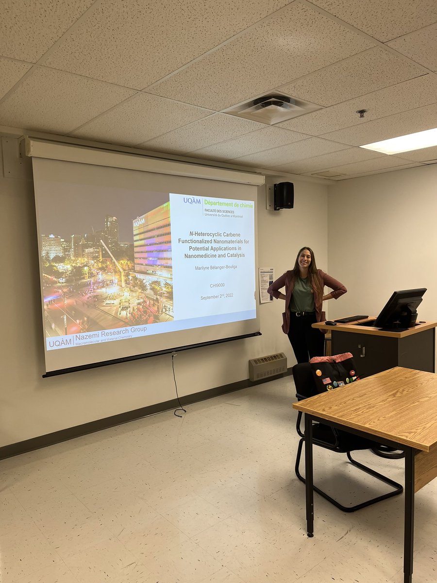 Nazemi Group (@nazemi_ali) on Twitter photo Congrats <a href="/marilyne_BB/">Marilyne Bélanger-Bouliga</a> for passing your pre-doc exam with flying colours 🍻Proud of the scientist you’ve become👏
Thank you Prof. Goubert (<a href="/ggoubert/">Guillaume Goubert</a>), Canesi, and Frenette (<a href="/Mat_Frenette/">Mathieu Frenette</a>) for your time and very helpful discussions.
<a href="/ChimieUqam/">Chimie_UQAM</a> <a href="/sciencesUQAM/">Faculté des sciences de l’UQAM</a> Congrats <a href="/marilyne_BB/">Marilyne Bélanger-Bouliga</a> for passing your pre-doc exam with flying colours 🍻Proud of the scientist you’ve become👏
Thank you Prof. Goubert (<a href="/ggoubert/">Guillaume Goubert</a>), Canesi, and Frenette (<a href="/Mat_Frenette/">Mathieu Frenette</a>) for your time and very helpful discussions.
<a href="/ChimieUqam/">Chimie_UQAM</a> <a href="/sciencesUQAM/">Faculté des sciences de l’UQAM</a>