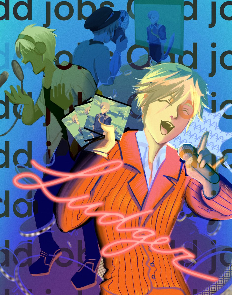 raindrop_waltz's tweet photo. It’s Loogah time! ft. journalist Leia Rolando
#toxweek2022 Day 2, Debt {odd Jobs} https://t.co/zIIo19xUlR