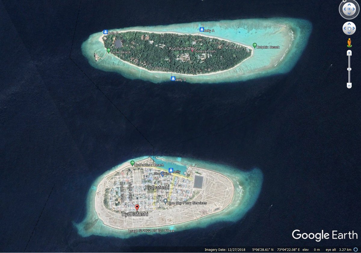 HumayAG's tweet photo. @ahmedshaheed @Uni_of_Essex And how GoM wilfully destroys that beauty in the name of "development", to the point #Maldives "unrivalled beauty" is reserved for tourists n rapidly being lost to its citizens.
Here's what's actually happening here, as #landgrab #treegrab n #coralgrab becomes norm.
#SaveMaldives https://t.co/kfqBFBI2X7