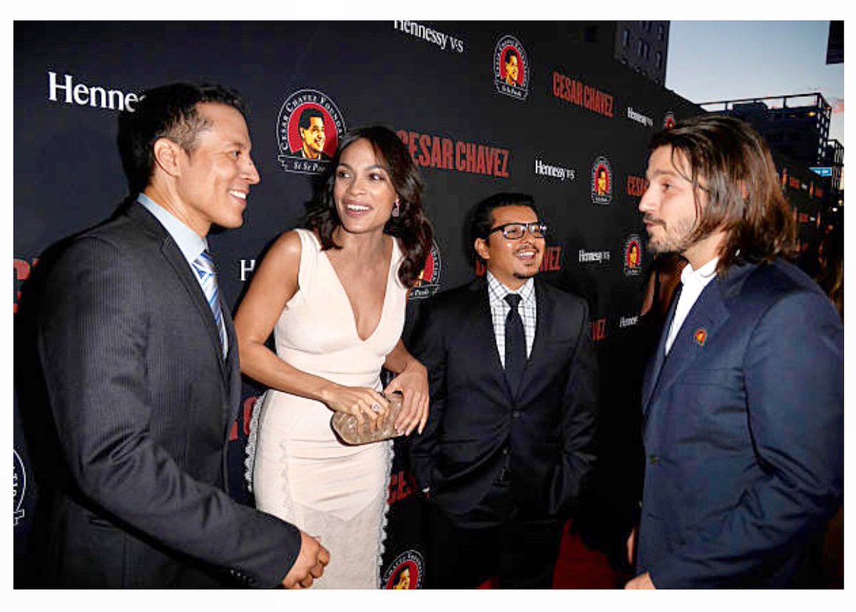 #fbf Some of the nicest people I had the blessing to work with <a href="/rosariodawson/">Rosario Dawson</a> <a href="/TheJacobVargas/">.</a> <a href="/diegoluna_/">diego luna</a>  “CHAVEZ” the movie days:) Look forward to playing with you guys again someday:)🤗🙌🏽👊🏽#grateful