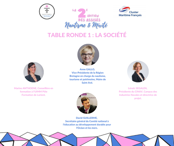 fifty_sail's tweet photo. J-6, les #Assises nationales #Naustime et #Mixité approchent à grands pas. 
Nous vous dévoilons la 1ère table-ronde de l'après-midi qui aura pour thème :  "Mixité dans la société" 

Merci @DavidGuillerme @AnneGallo56 Marie Anthoeme et Lénaic Segalen d'être parmi nous https://t.co/859DDBVASP