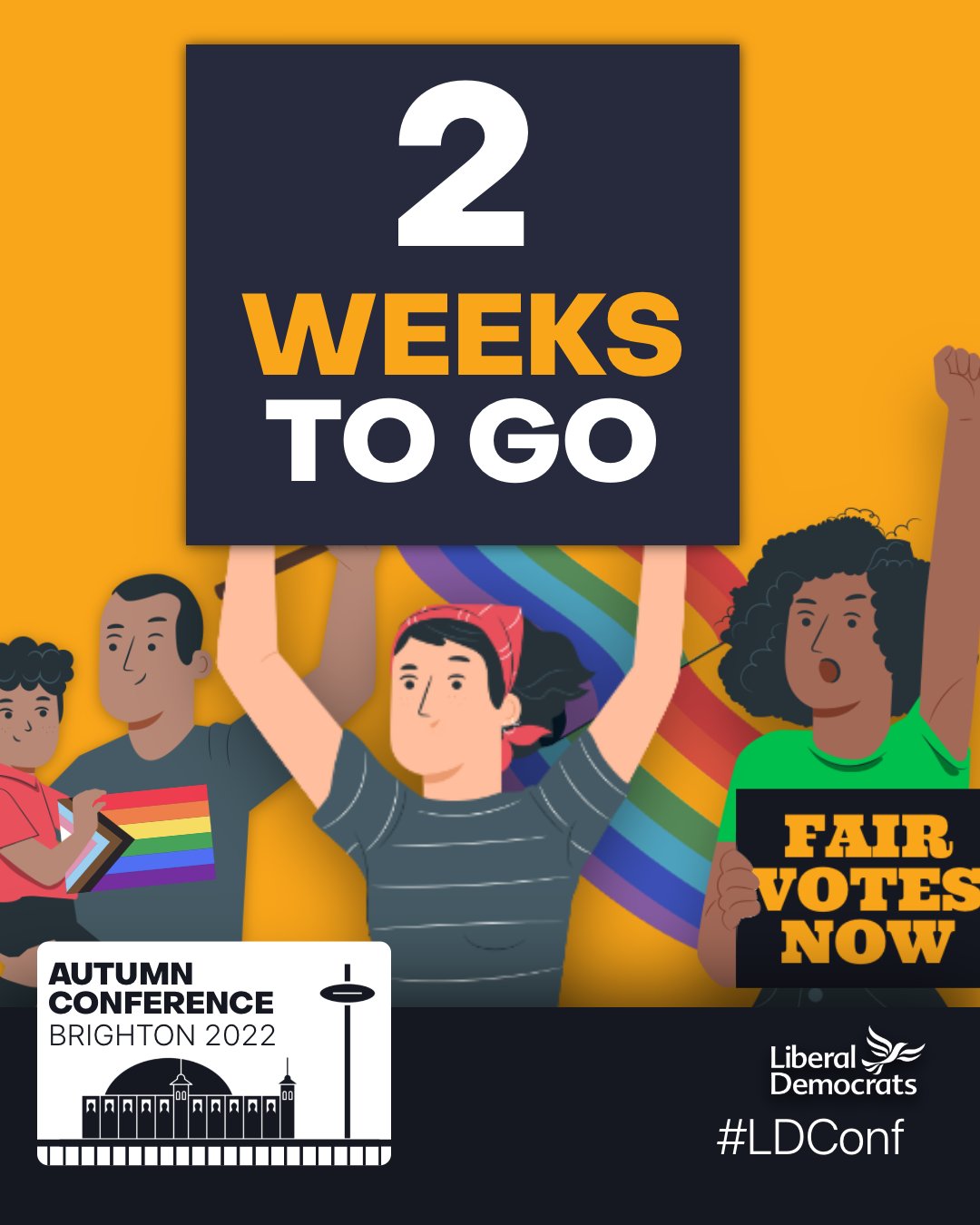 Lib Dem Conference 🔶 on Twitter "Hurry! Only 2 weeks until Autumn