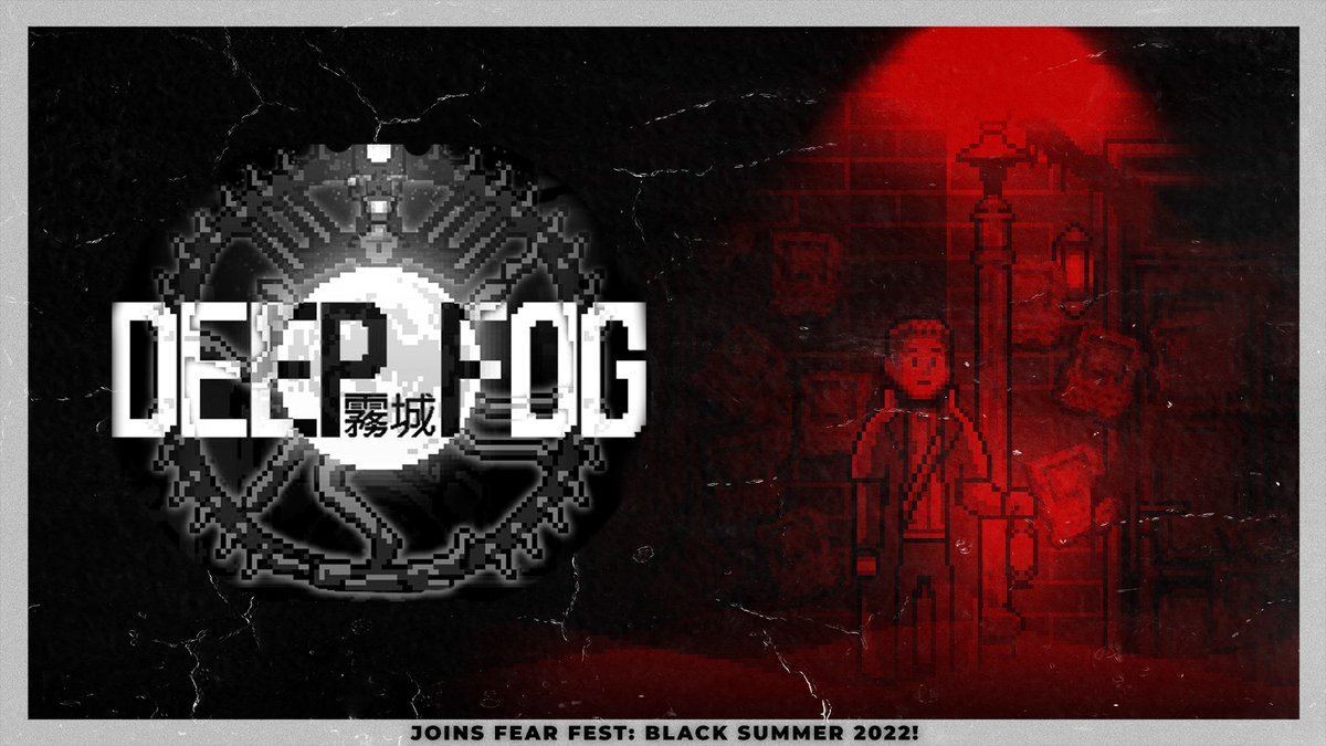 devilbeetlegame's tweet photo. #DeepFog are participating in @feardemic Fear Fest: Black Summer 2022 this September 6th!
If you're a fan of horror games, don’t miss out!

#horror #indiedev #indiegame #gamedev #IndieGameDev https://t.co/4hkl3Zt3Cc