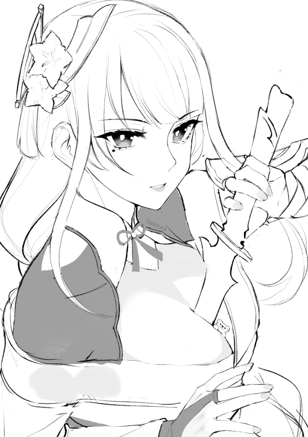drawing the funny booba weapon lady 