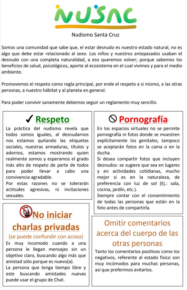 NusacBo's tweet photo. Nuestro reglamento de convivencia https://t.co/HY0lXMDSh2