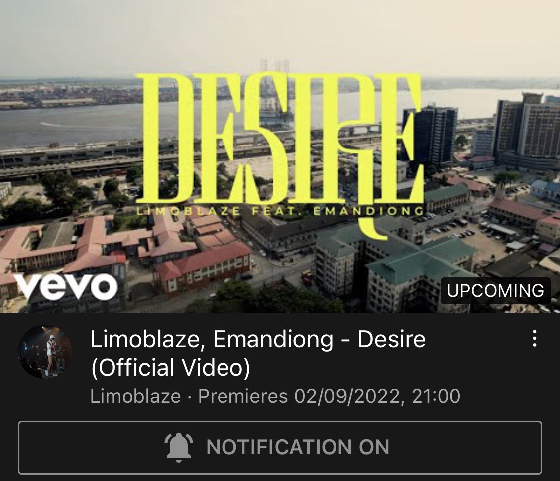 JosephElshaddai's tweet photo. I have set my bell ready 
Can’t wait for this to be premiered
#Desire @Limoblaze https://t.co/07kkL5HtBm