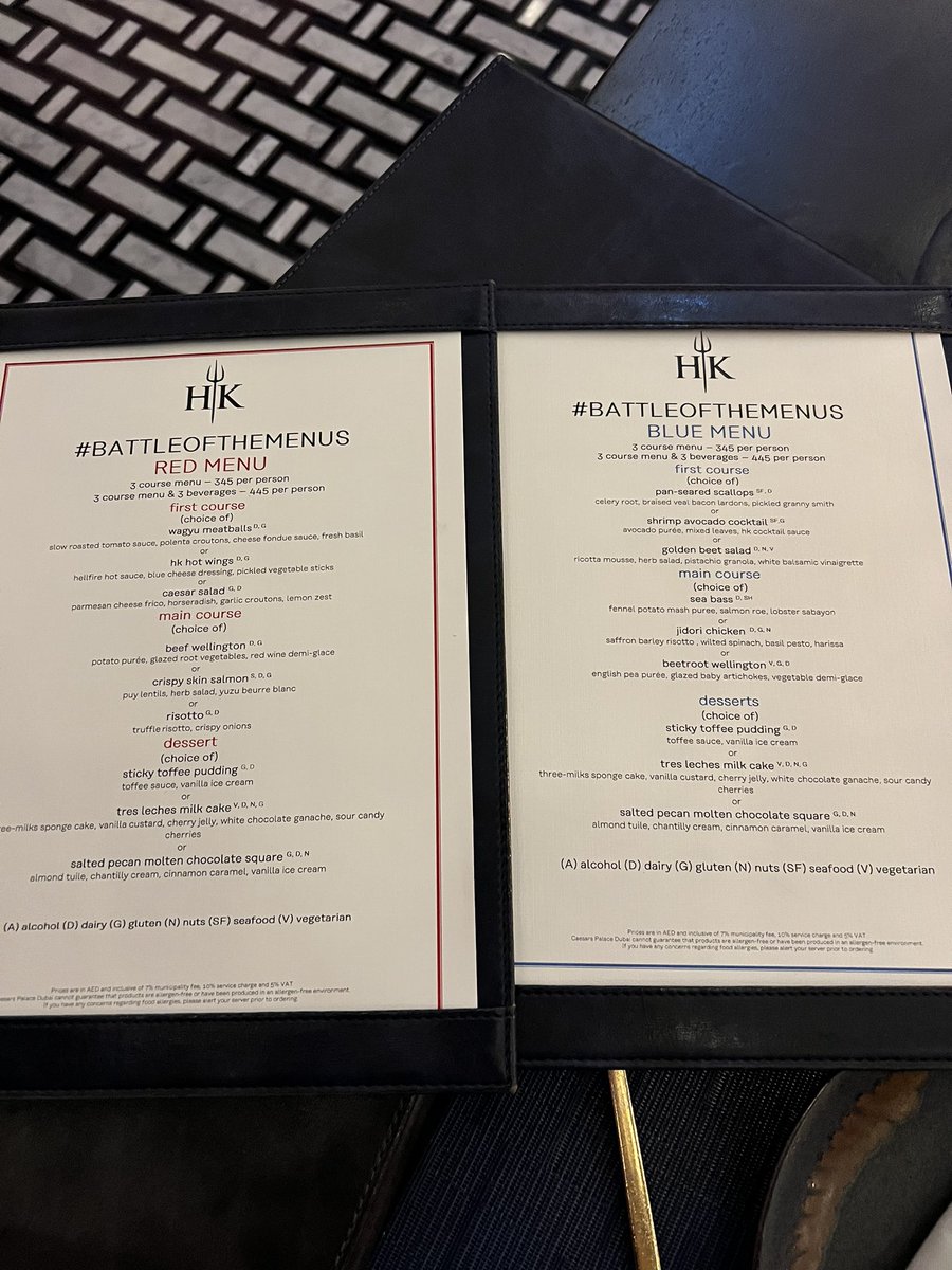 paulam611's tweet photo. Biggest decision of the day in Dubai - #redmenu or #bluemenu @GordonRamsay https://t.co/r9M5JeOh2l