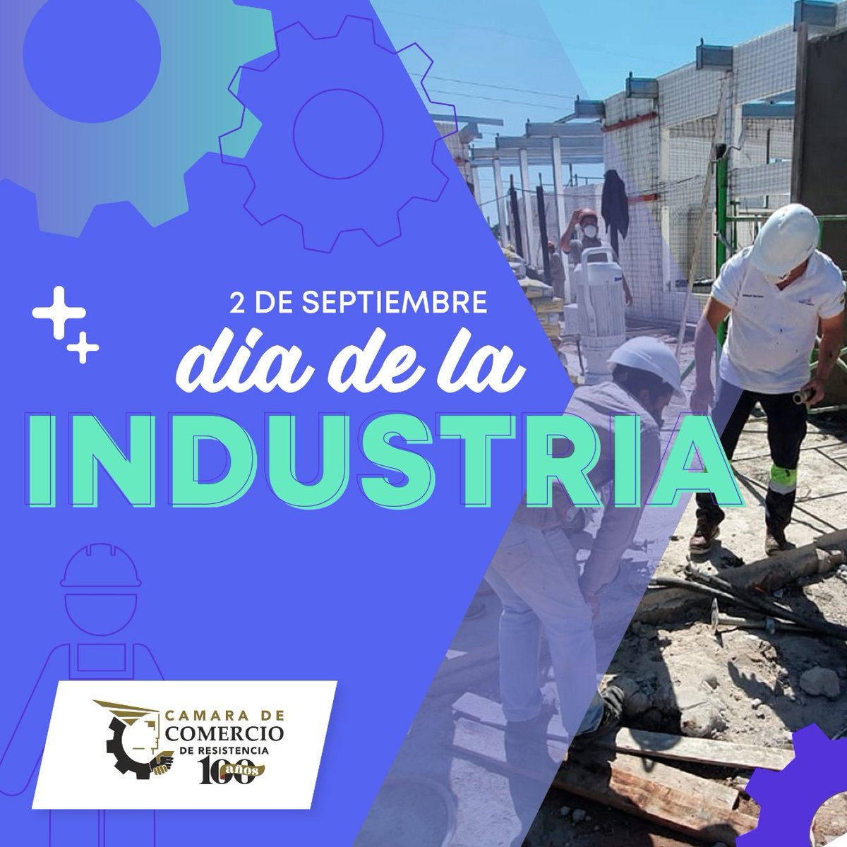 CamaraRcia's tweet photo. #DíaDeLaIndustria ⚙️ | Desde la Cámara de Comercio, Industria y Producción felicitamos y acompañamos a todos los industriales de Resistencia en su día.

Destacamos su labor y su compromiso con la ciudad en particular y con nuestro país. 

#JuntosSomosMasFuertes #Industria #Pymes https://t.co/V2zGgRT5E6