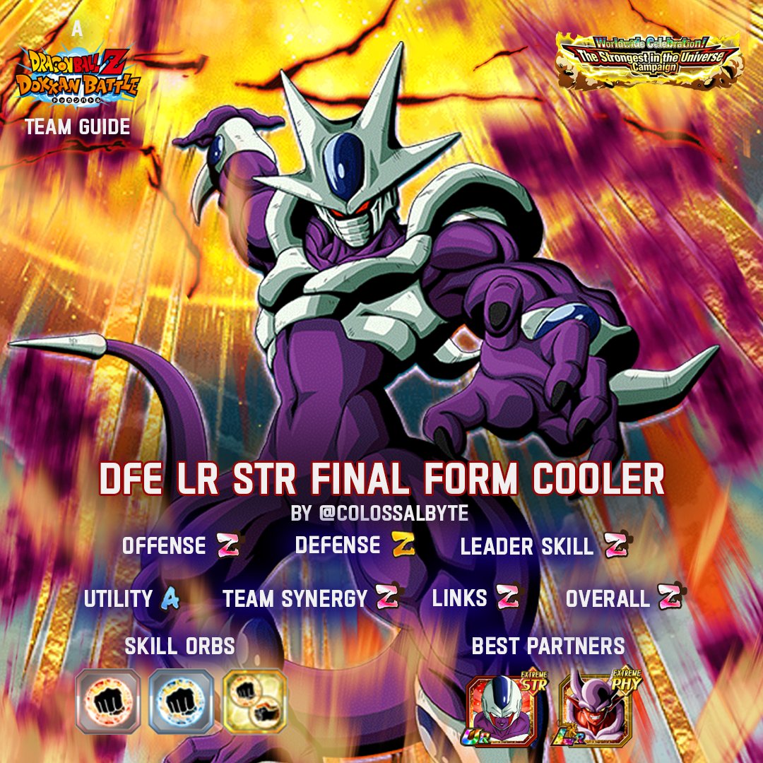 CollosalbyteG's tweet photo. DFE LR STR Final Form Cooler's summary!
#dragonball #dokkanbattleglobal #DOKKANBATTLE #dokkantips https://t.co/Mt4CqWV3vN
