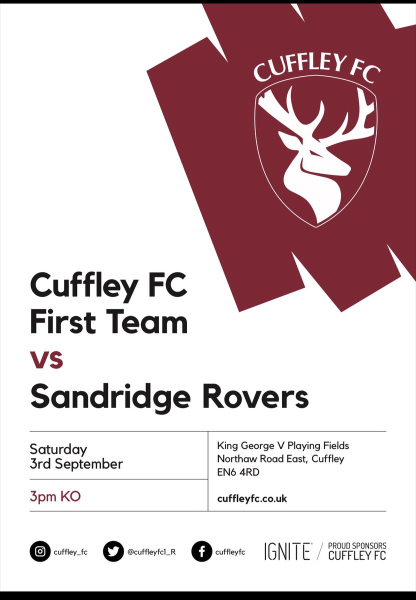 Cuffley FC 1st & Reserves tweet media