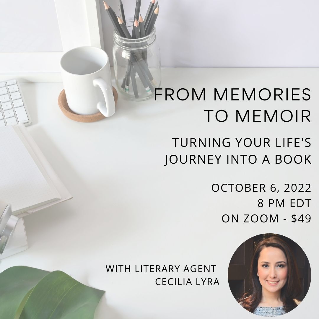 ceciliaclyra's tweet photo. Are you writing a memoir? Or maybe thinking about it?
My next webinar is aimed at memoirists! Join me to learn about the challenges of writing in this genre --- and how to turn them into successes! Link below (and in bio)! #WritingCommunity
https://t.co/eZUJMCZjlu https://t.co/syUkU4qxgV
