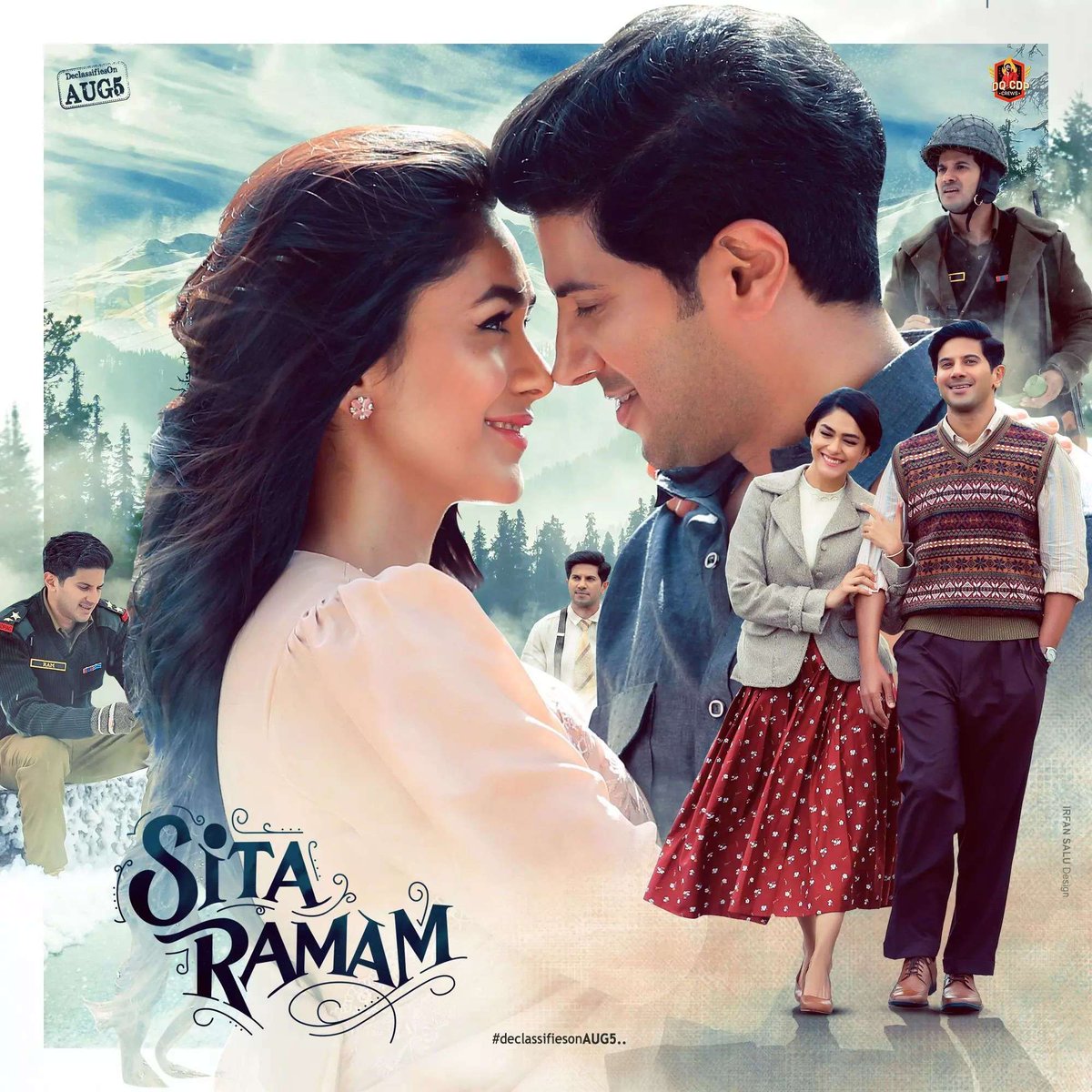 #SitaRamamHindi the best movie and I love the @dulQuer and @mrunal0801 pair I swear this movie will be a super hit 😊 #SitaRamamreview ⭐⭐⭐⭐