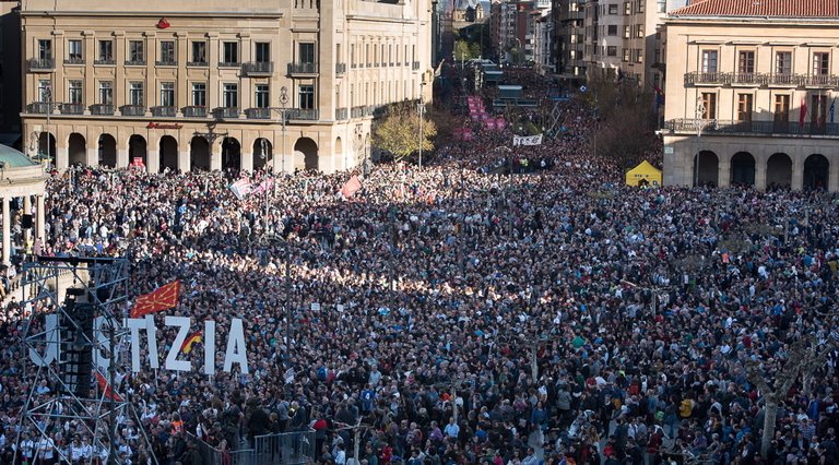 - Líderes de Ciudadanos de Inés Arrimadas hoy en Altsasu

- Protesta en solidaridad con los chavales de Altsasu en prisión por el montaje policial en una pelea de bar