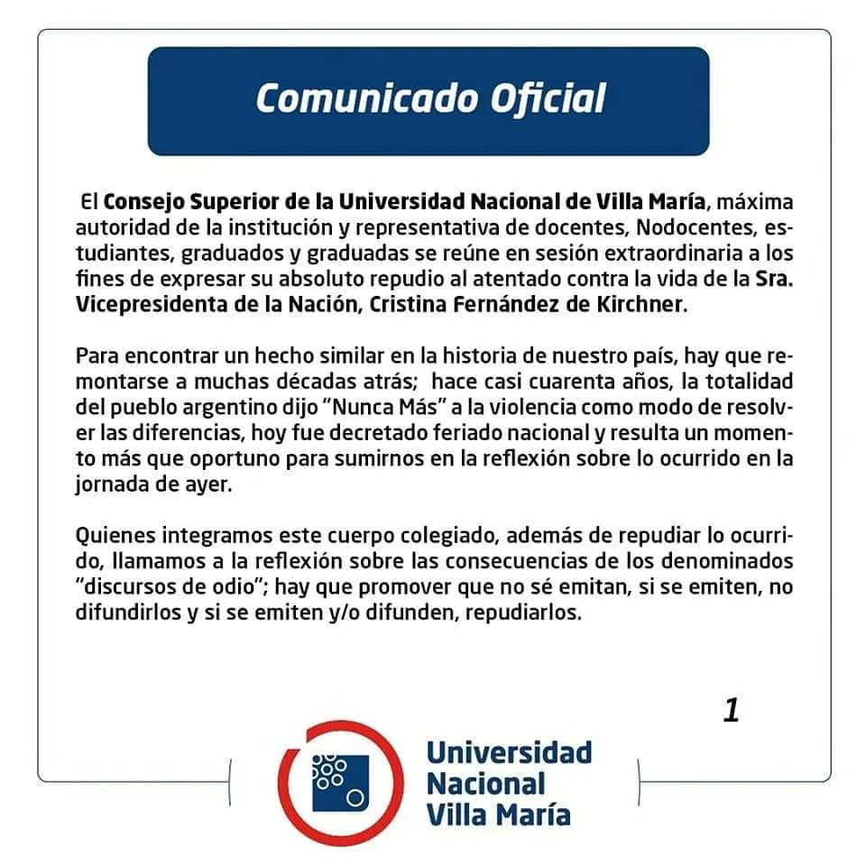 Secretaría Académica UNVM tweet media