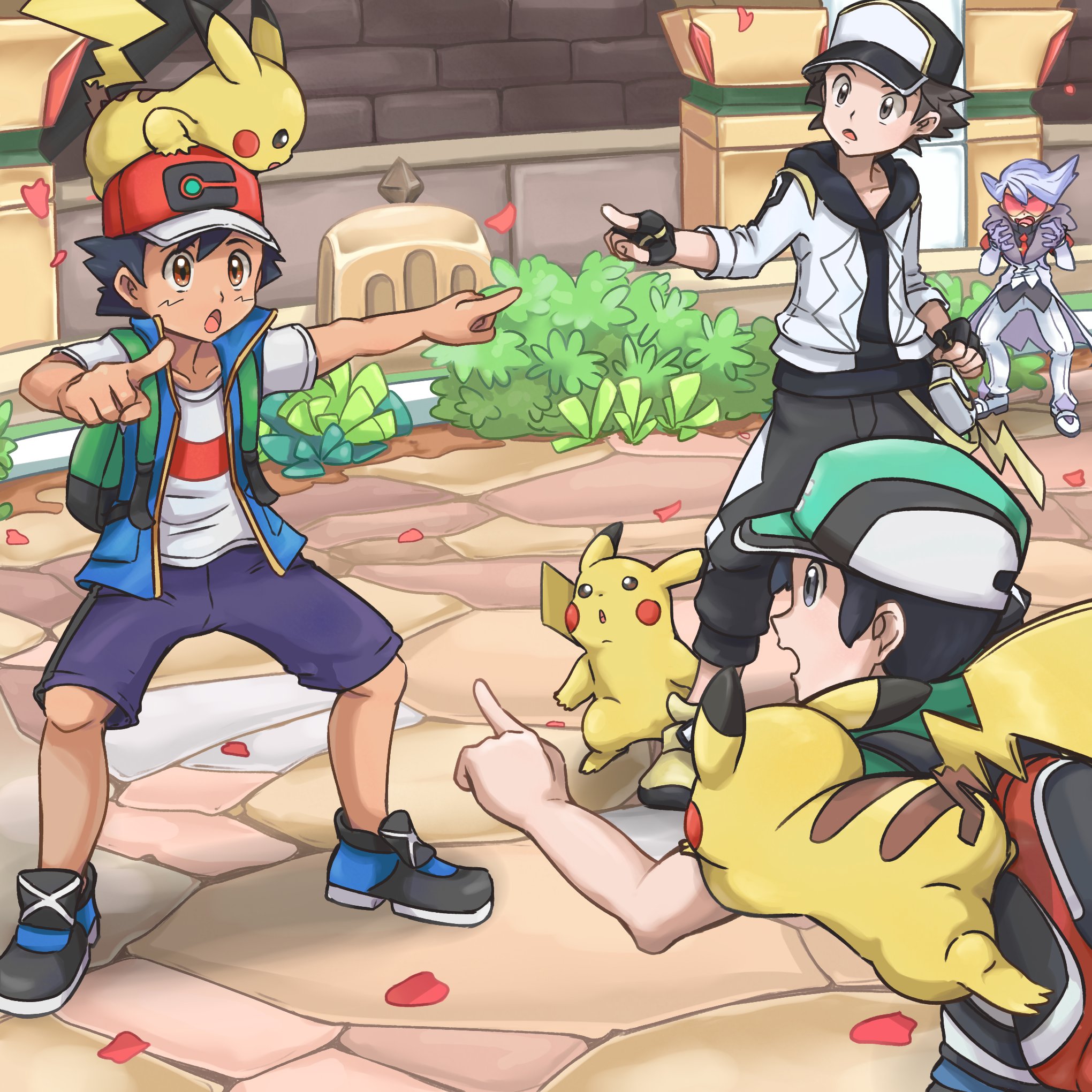 Journeys Ash + Pokémon Masters EX Red = : r/pokemonanime