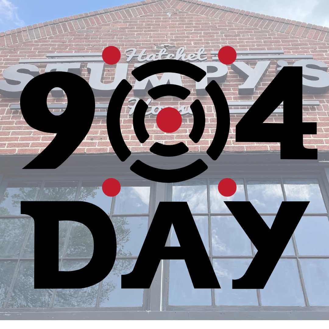 Stumpy's Hatchet House is excited to celebrate all things Jacksonville on #904Day with axe throwing for just $9.04 an hour!

They will also offer $9.04 merch deals and 3 beers for $9.04. 

stumpyshh.com/jacksonvillefl/ #ilovejax #BuyChamber