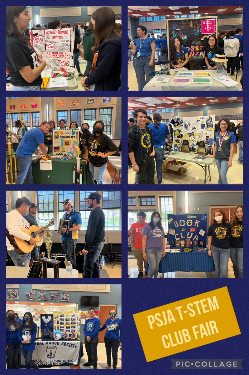 psja_tstem's tweet photo. T-STEM Club Fair! 💙⚡️ Titans had an opportunity to learn about all the amazing student organizations we have on campus.💛#STEMingTheFuture #leadingtheway #WeLeadByExample #TSTEM #PSJALIFE
@PSJAISD https://t.co/4W0rjCskJb