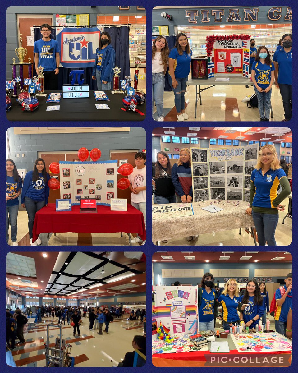 psja_tstem's tweet photo. T-STEM Club Fair! 💙⚡️ Titans had an opportunity to learn about all the amazing student organizations we have on campus.💛#STEMingTheFuture #leadingtheway #WeLeadByExample #TSTEM #PSJALIFE
@PSJAISD https://t.co/4W0rjCskJb