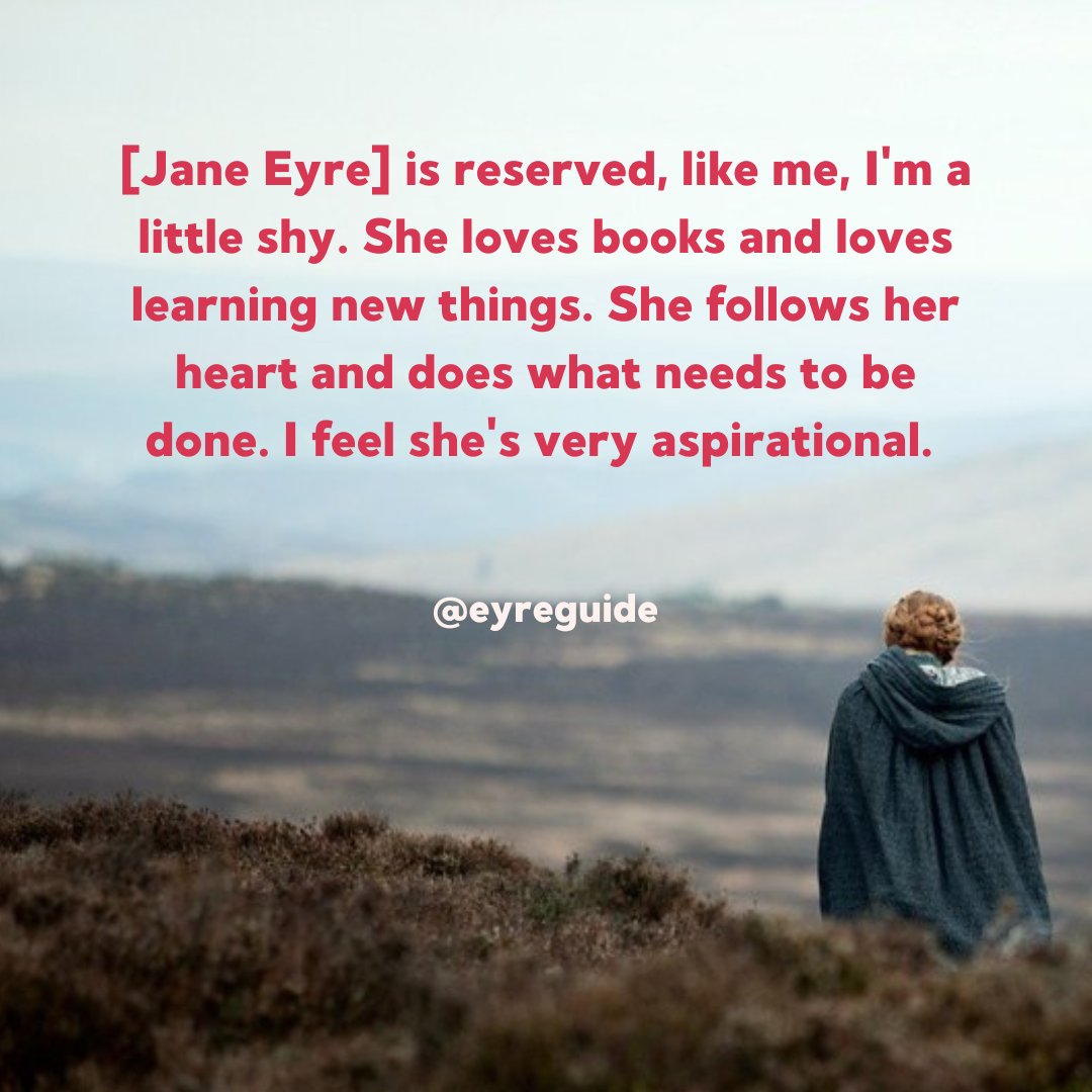 Why care so much about Jane Eyre? What makes @eyreguide feel so connected to the character?

#JaneEyre #charlottebronte #edwardrochester #romancereader #perioddrama #timothydalton #janeeyre1983 #janeeyre2011 #michealfassbender #miawasikowska
