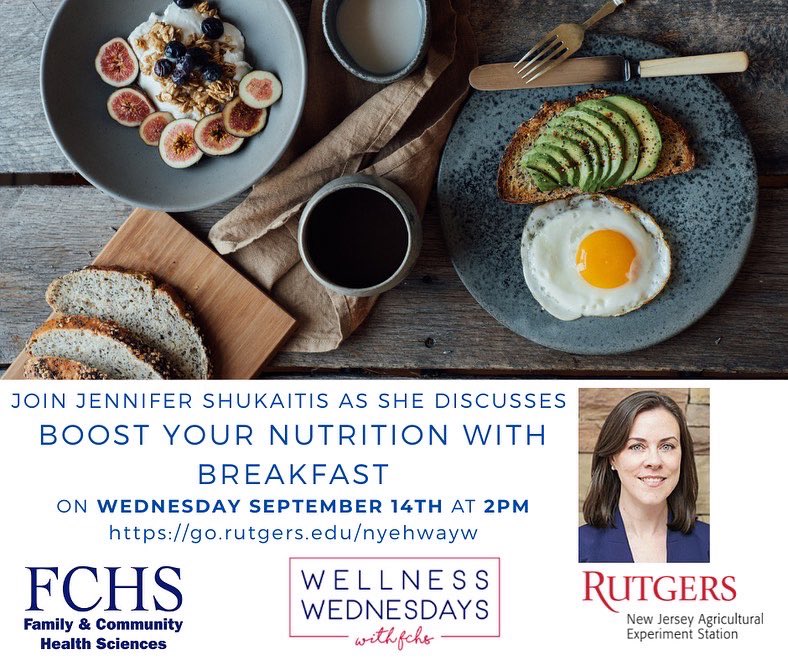 Family and Community Health Services (FCHS): Wellness Wednesday Webinars: Below is the list with links for registration to click on of our sessions in September 2022.
njaes.rutgers.edu/wellness-wedne…\