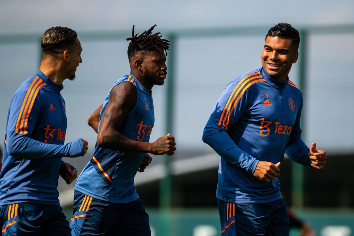 UtdDistrict's tweet photo. Our Brazilian trio 🇧🇷🥰 https://t.co/26tTLMCU52