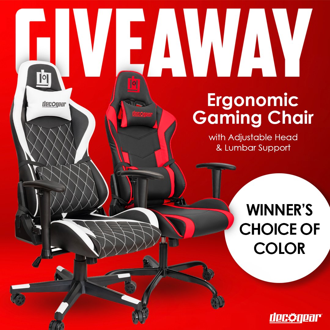 deco_gear's tweet image. 💥DECO GEAR GAMING / OFFICE CHAIR GIVEAWAY💥

To enter:
1. MUST FOLLOW US —&amp;gt; @deco_gear
2. RETWEET this post
3. TAG a friend who would love to win! (more tags= more entries)

US participants only. Winner selected on October 1st!

#gamingsetup #officesetup #officechair #giveaway